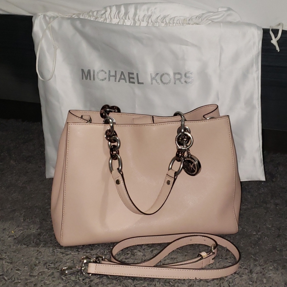 Pink handbag